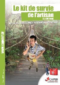 Page de couverture du guide pratique "Le kit de survie de l'artisan du bâtiment"